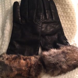💃Sale💃💥Leather Black Gloves by Preston & York